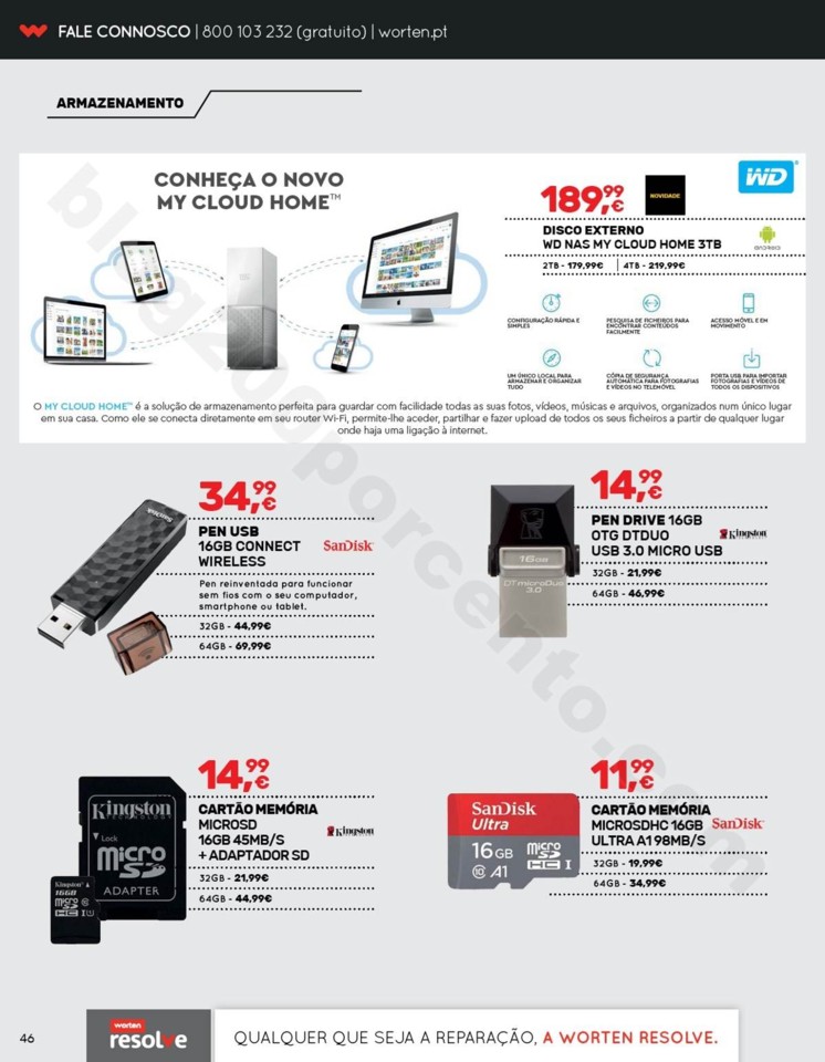 Antevisão Folheto WORTEN Mobile Promoções de 12