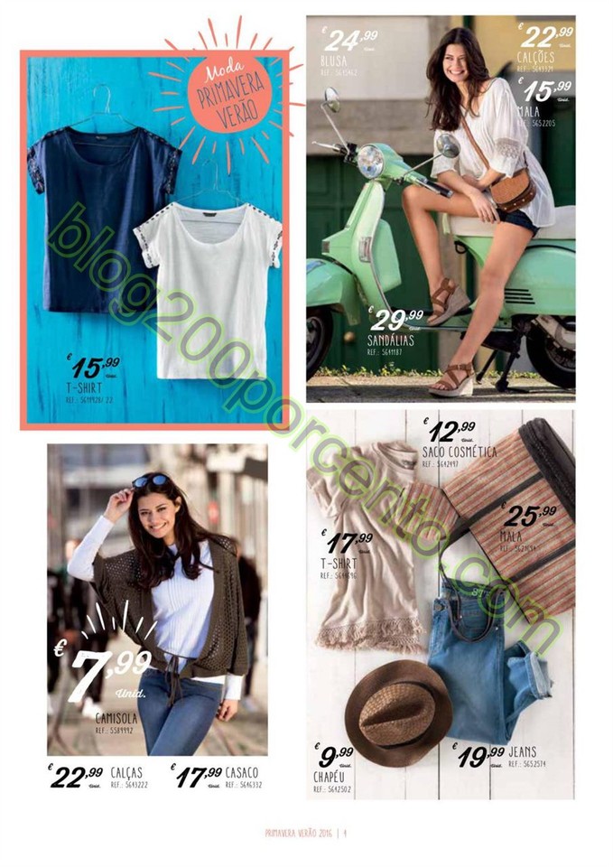 Antevisão Folheto CONTINENTE Moda Primavera de 8 