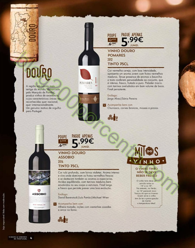 Antevisão Folheto PINGO DOCE Vinhos e Sabores de 