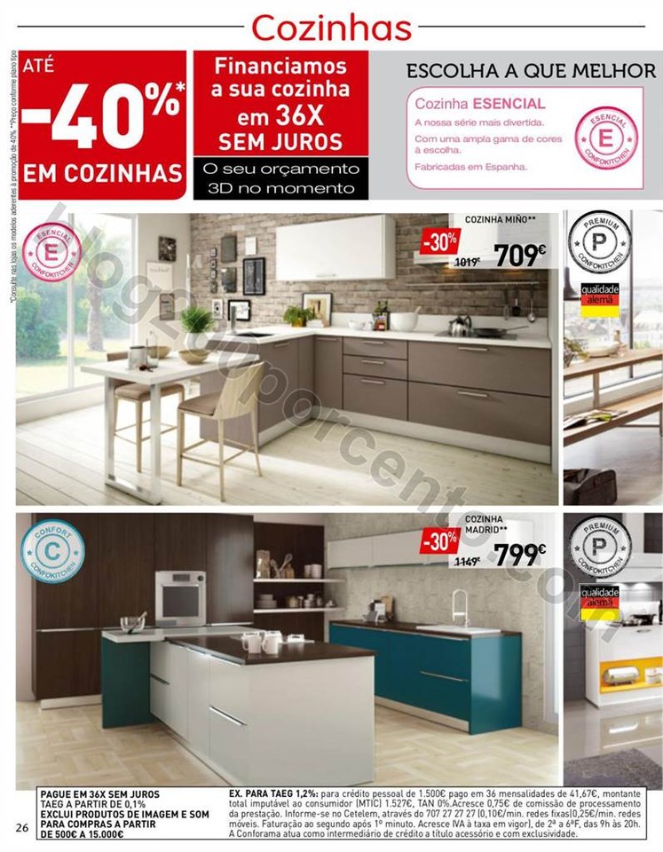 Novo FOlheto CONFORAMA Promoções de 8 a 29 junho