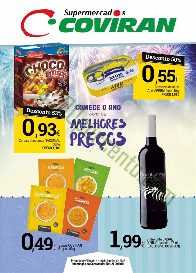 Antevisão Folheto COVIRAN Promoções de 4 a 10 j