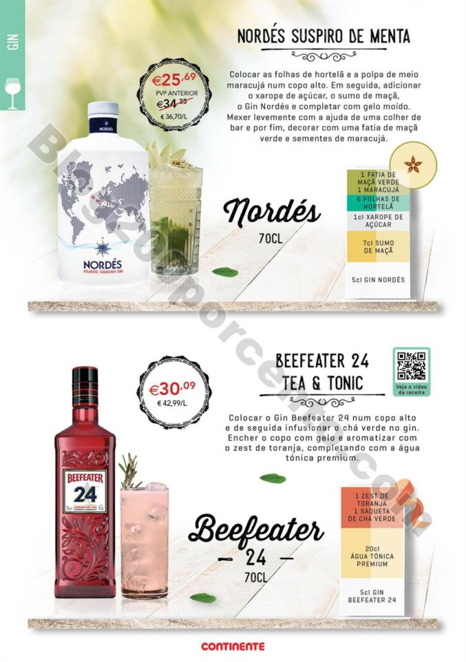 Antevisão Folheto CONTINENTE Cocktails promoçõe