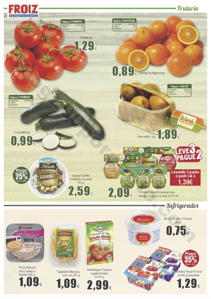Antevisão Folheto FROIZ Promoções de 26 abril a