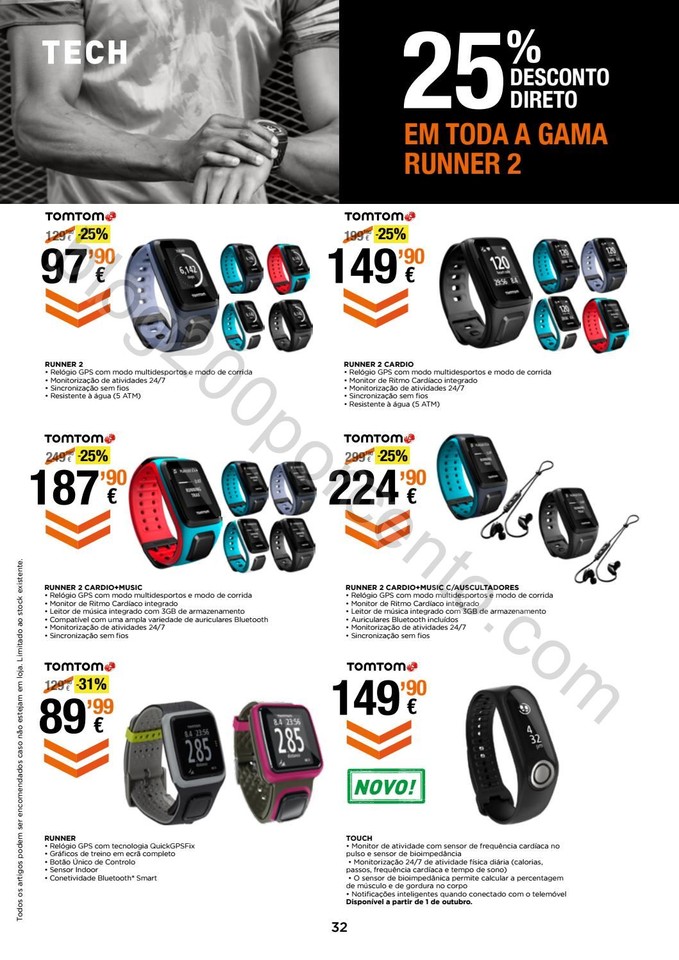 Novo Folheto SPORT ZONE Running de 14 setembro a 1