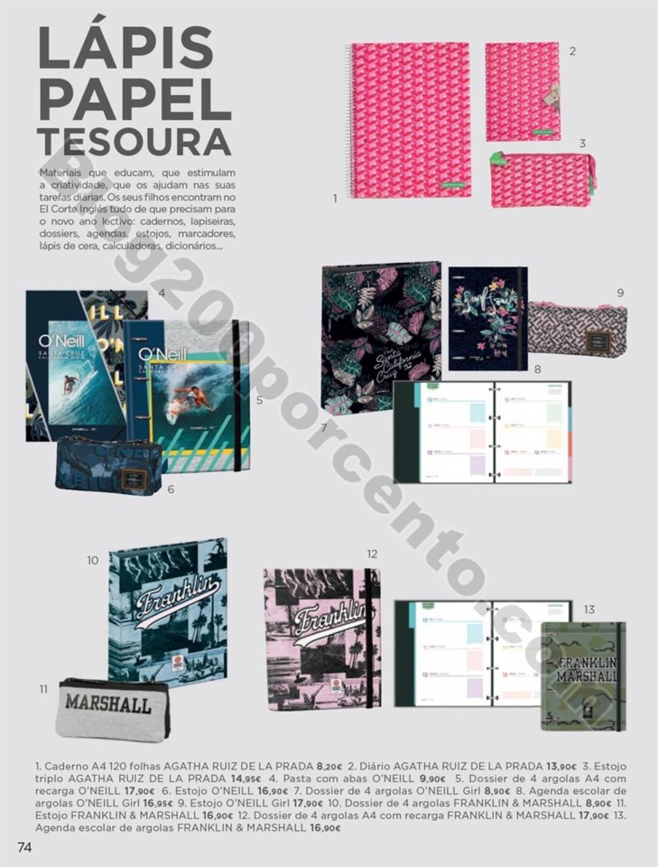 Antevisão folheto EL CORTE INGLÉS Promoções de