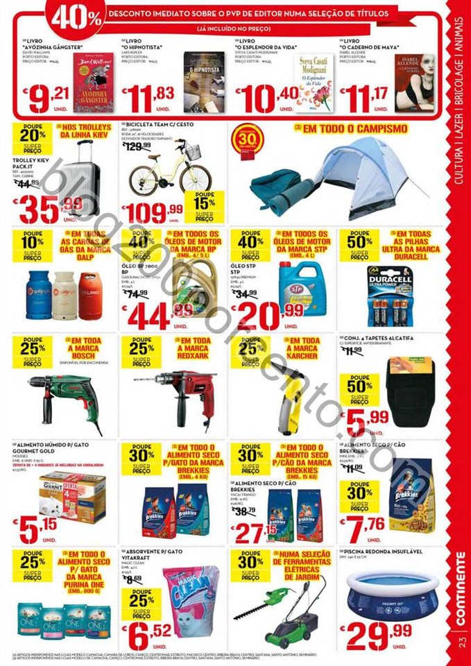 Antevisão Folheto CONTINENTE - MODELO Madeira de 