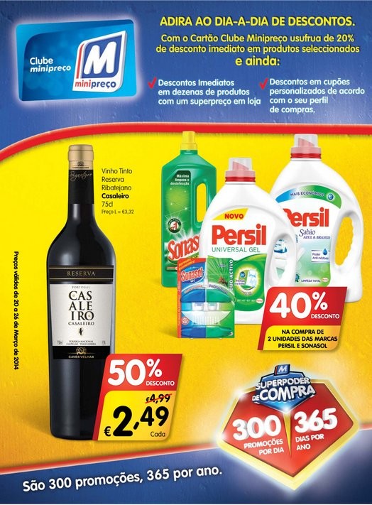 Novo Folheto | MINIPREÇO | de 20 a 26 março