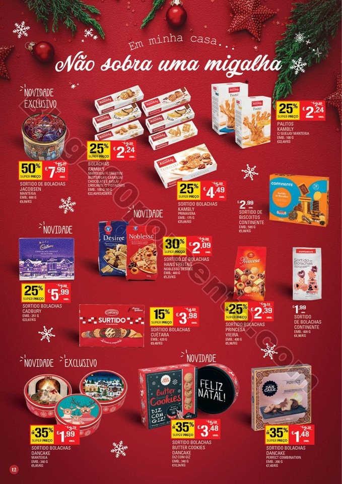 Antevisão Folheto CONTINENTE Especial Natal promo