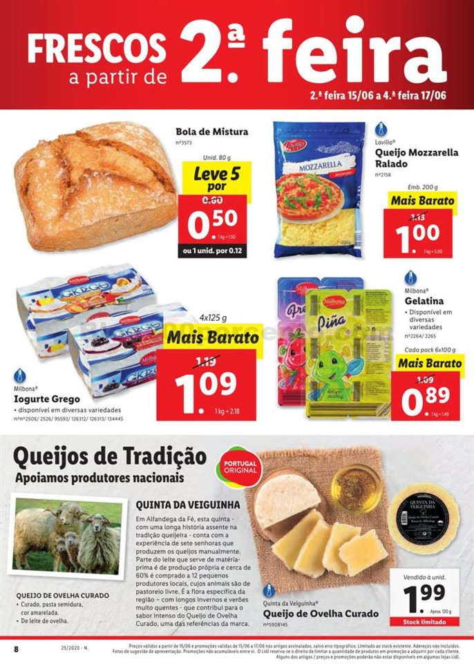 Antevisão Folheto LIDL Promoções de 15 a 21 jun