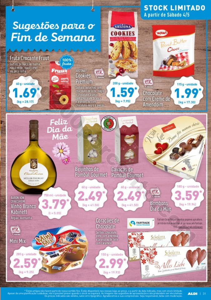 Antevisão Folheto ALDI Promoções a partir de 1 