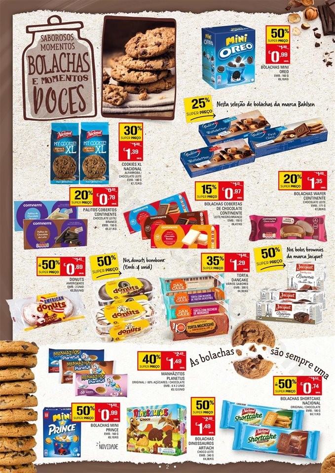 Antevisão Folheto CONTINENTE Doces Promoções de