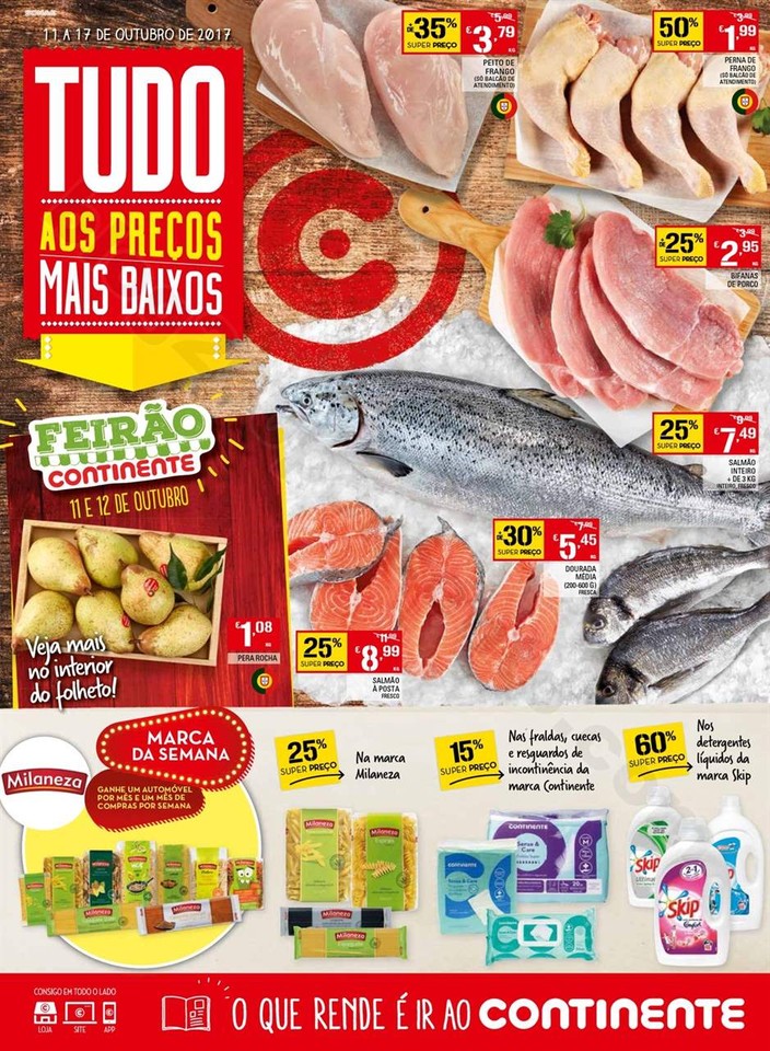 Antevisão Folheto Continente Madeira 11 a 17 outu