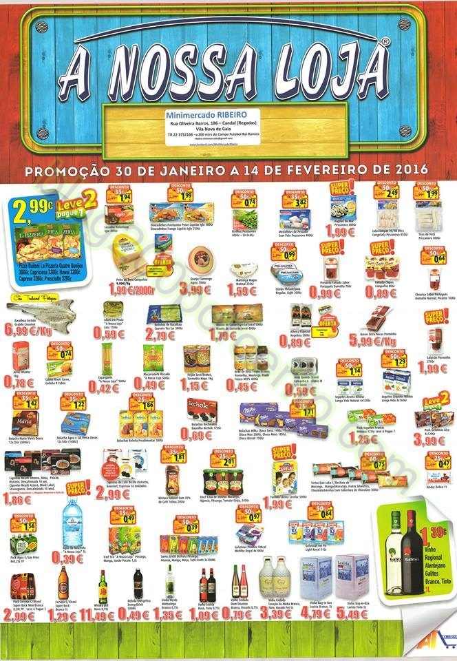 Antevisão Folheto A NOSSA LOJA Promoções de 30 