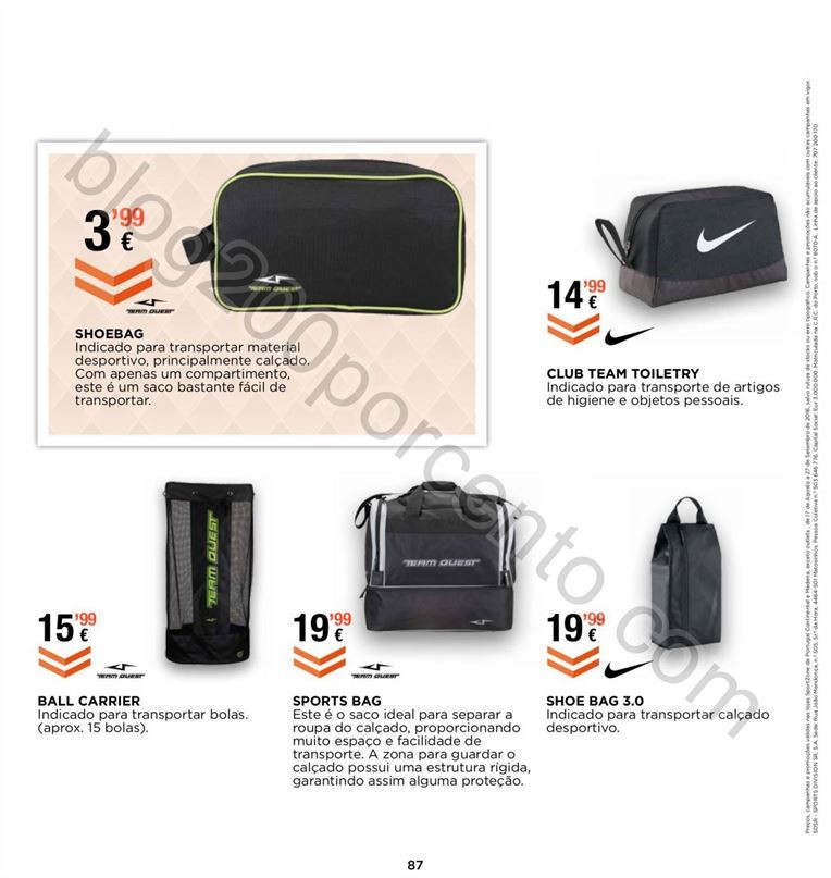 Novo Folheto SPORT ZONE Especial Futebol promoçõ