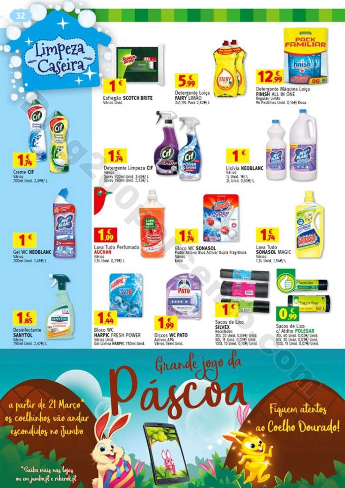 Antevisão Folheto JUMBO Páscoa Promoções de 14