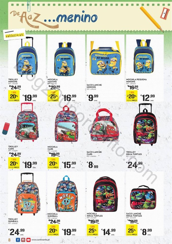 Antevisão Folheto MODELO Madeira Regresso às aul