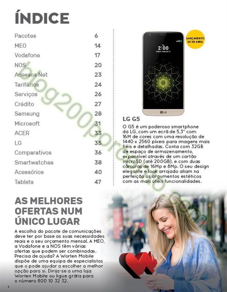 Antevisão Folheto WORTEN Mobile promoções de 11