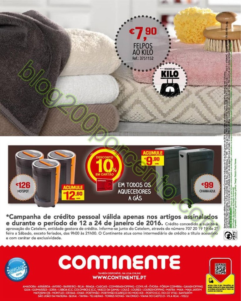 Antevisão Folheto CONTINENTE Aquecimento de 12 a 