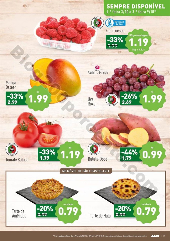 Antevisão Folheto ALDI Promoções a partir de 3 