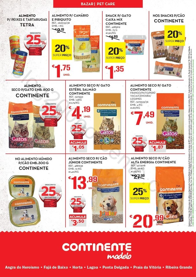 Antevisão Folheto CONTINENTE Açores de 21 fevere