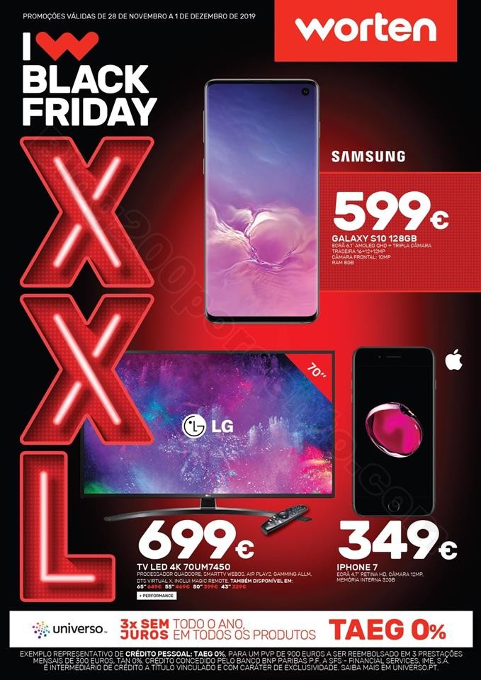 Antevisão Folheto WORTEN Black Friday Promoções