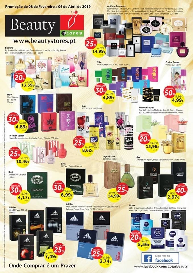 Antevisão Folheto BEAUTYSTORES Promoções de 8 f