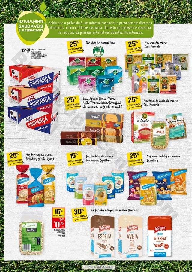 Antevisão Folheto CONTINENTE Feira Vida Saudável