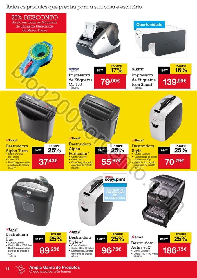 Antevisão Folheto II STAPLES Promoções de 29 de