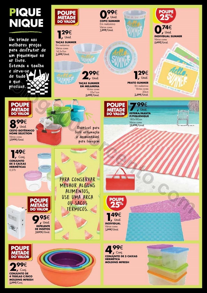 Antevisão Folheto PINGO DOCE Bazar Promoções de