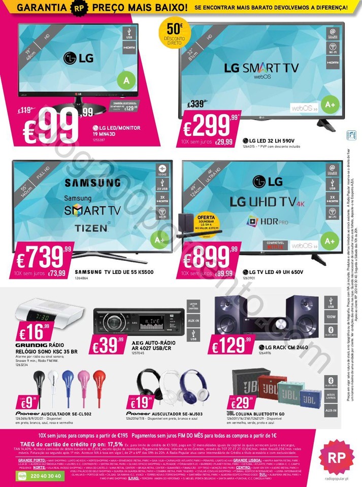 Antevisão Folheto RADIO POPULAR Promoções de 30