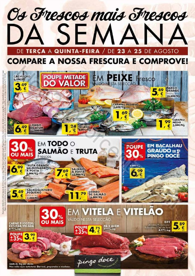 Antevisão Folheto PINGO DOCE Frescos Promoções 
