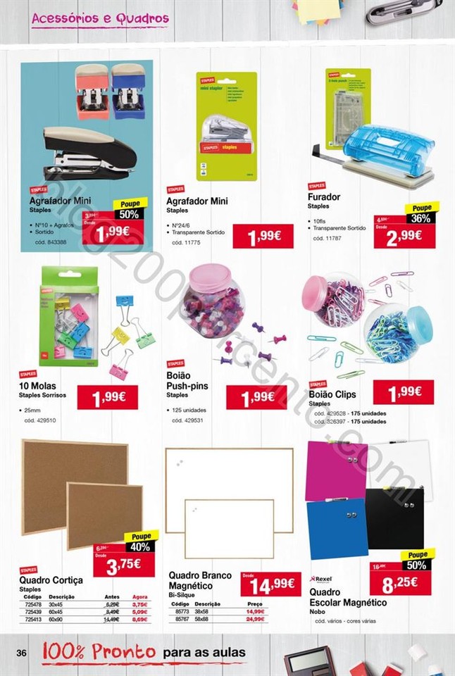 Antevisão Folheto STAPLES Regresso às aulas de 1