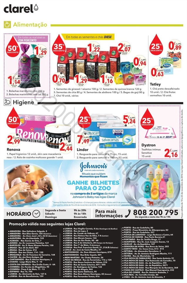 Antevisão Folheto CLAREL Promoções de 10 a 23 n