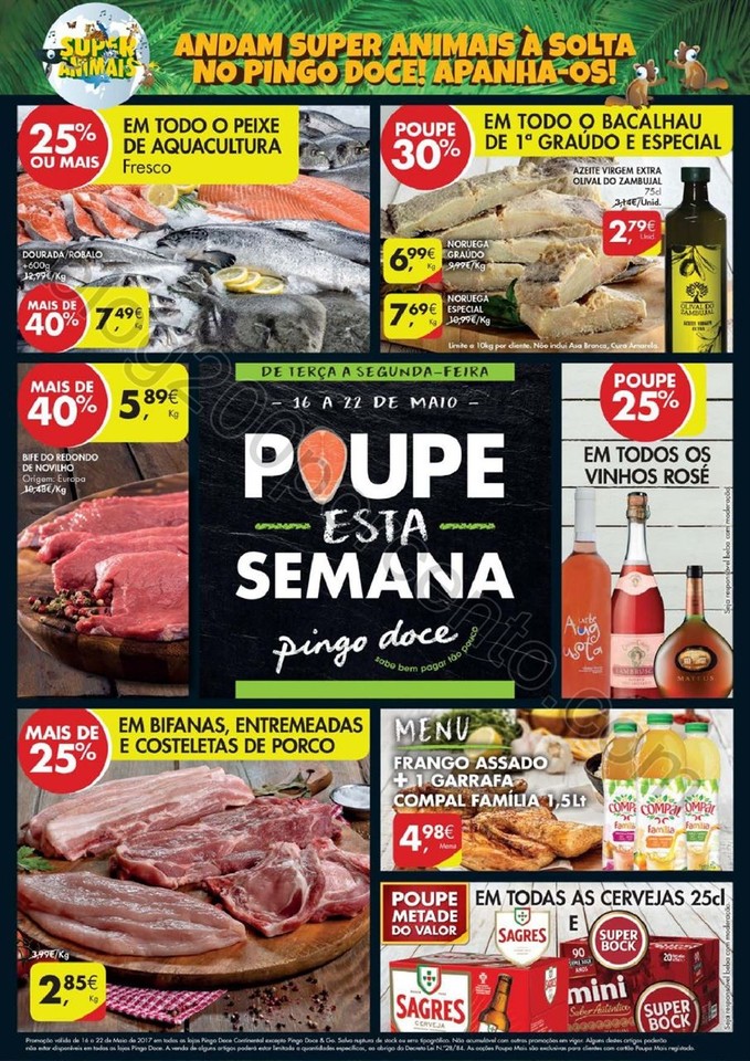 Antevisão Folheto PINGO DOCE Promoções de 16 a 