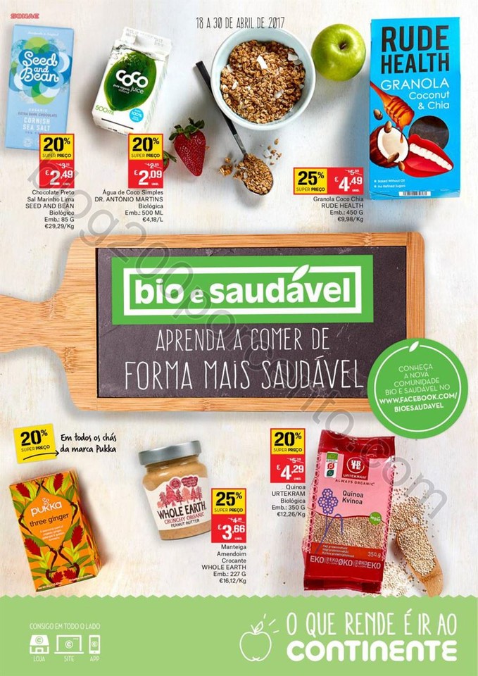 Antevisão Folheto CONTINENTE Alimentação Saudá