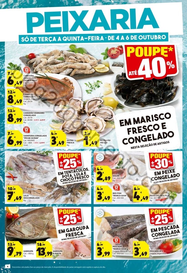 Antevisão Folheto E-LECLERC promoções de 4 a 10