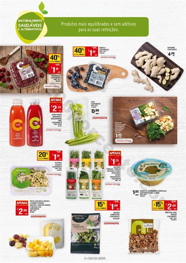 Antevisão Folheto CONTINENTE Feira Vida Saudável