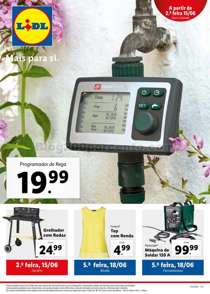 Antevisão Folheto LIDL Promoções de 15 a 21 jun