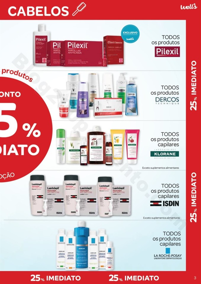 Antevisão Folheto WELLS Especial Cabelos 26 març