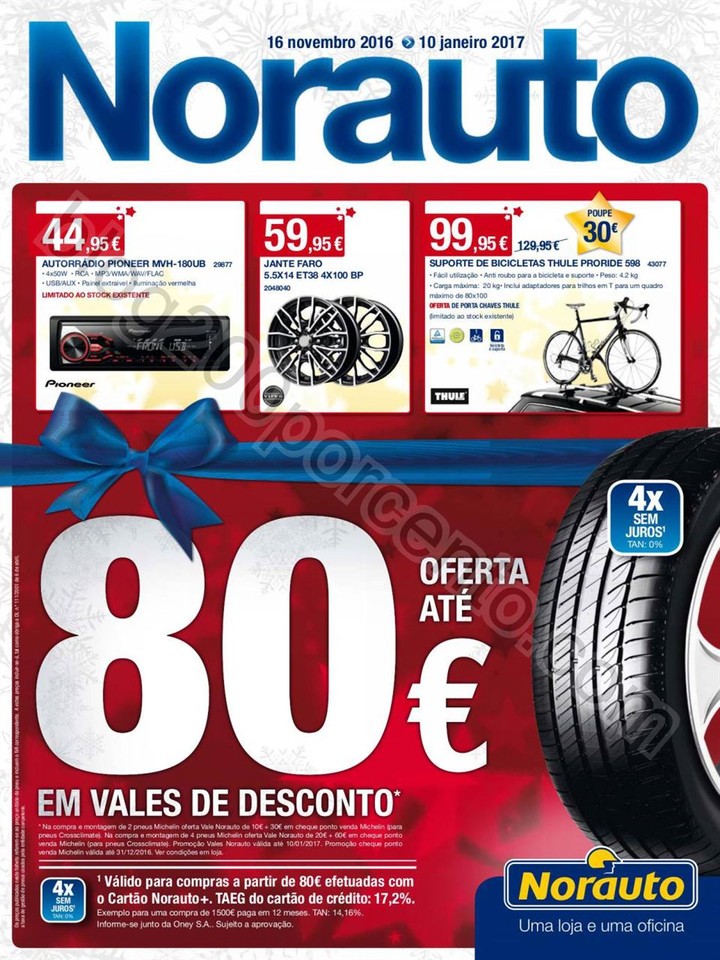 Novo Folheto NORAUTO Promoções de 16 novembro a 