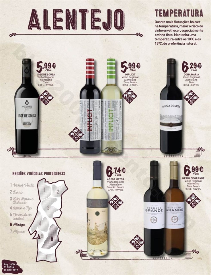 Antevisão Folheto INTERMARCHÉ Vinhos promoções