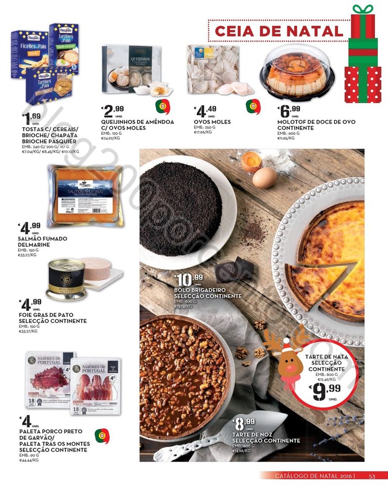 Antevisão Folheto CONTINENTE Catalogo Natal de 1 