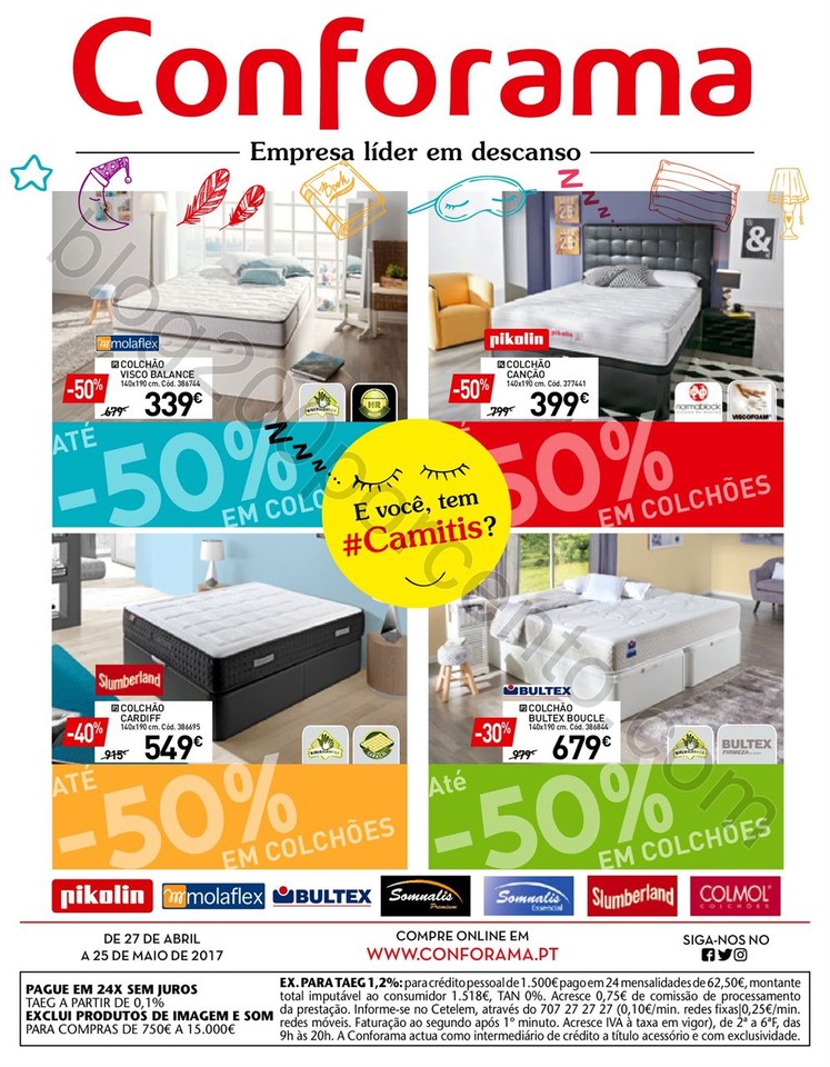 Antevisão Folheto CONFORAMA Promoções de 27 abr