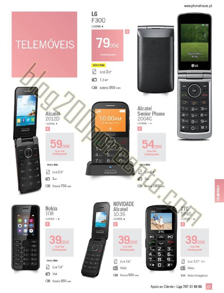 Novo Folheto PHONE HOUSE Natal promoções de 30 n