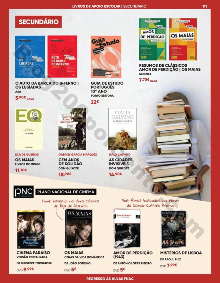 Antevisão Folheto FNAC Regresso às aulas promoç