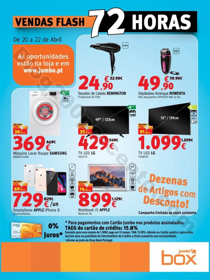 Vendas Flash JUMBO - BOX Promoções de 20 a 22 ab