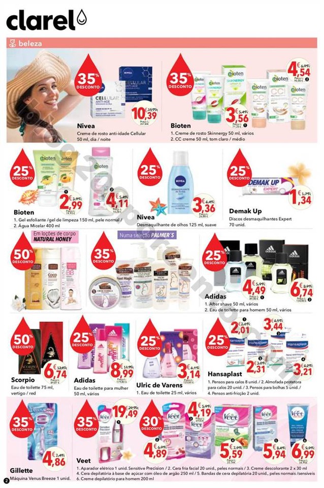 Antevisão Folheto CLAREL Promoções de 27 julho 