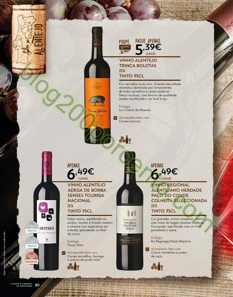 Antevisão Folheto PINGO DOCE Vinhos e Sabores de 