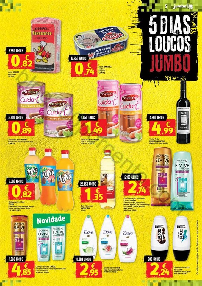 Antevisão Folheto JUMBO 5 dias loucos promoções