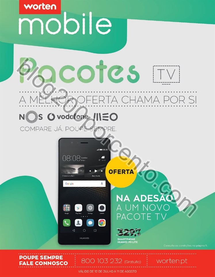 Antevisão Folheto WORTEN Mobile Promoções até 